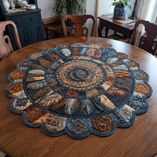 Timeless Western Soul Custom Shape Quilted Table Topper SN0PT834