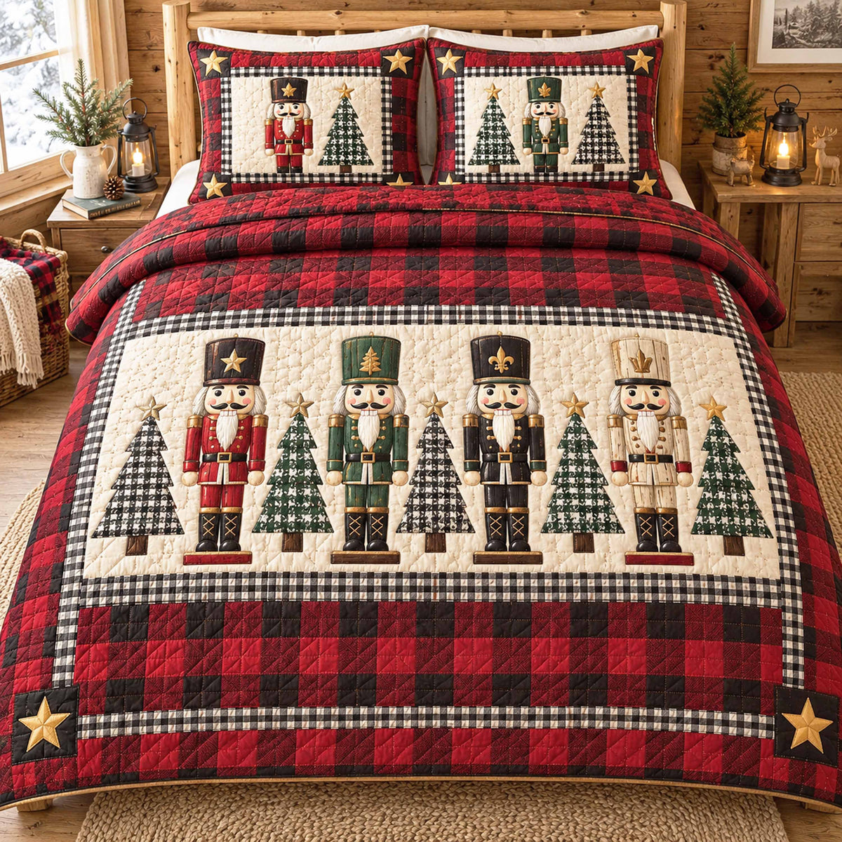 Toy Soldier 3-Piece Quilted Bedding Set SN0TD1137