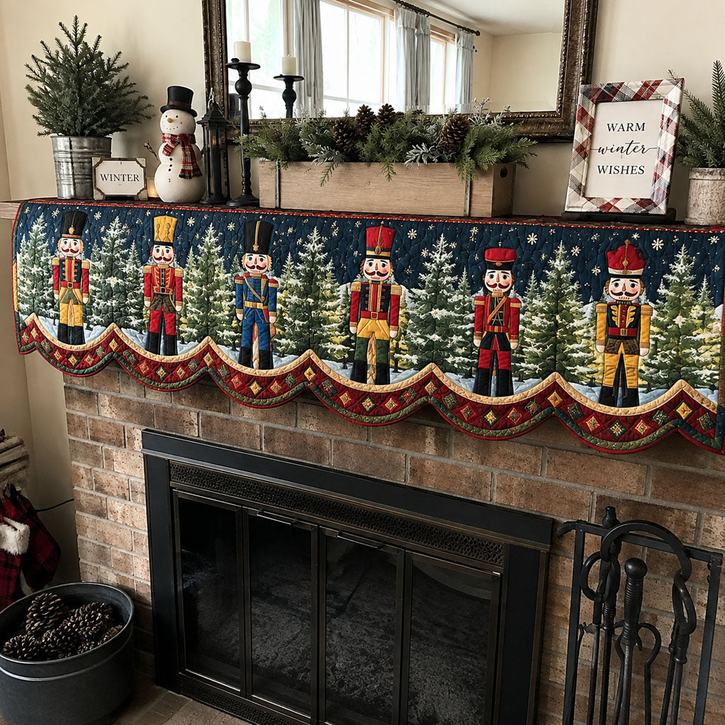 Toy Soldier Christmas Quilted Mantle Scarf SN0PT665