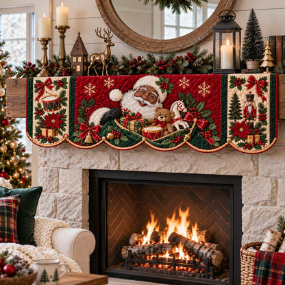 Toychest Santa Quilted Mantel Scarf SN0HH0391