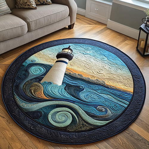 Tranquil Breeze Quilted Round Mat NCU0NT5475