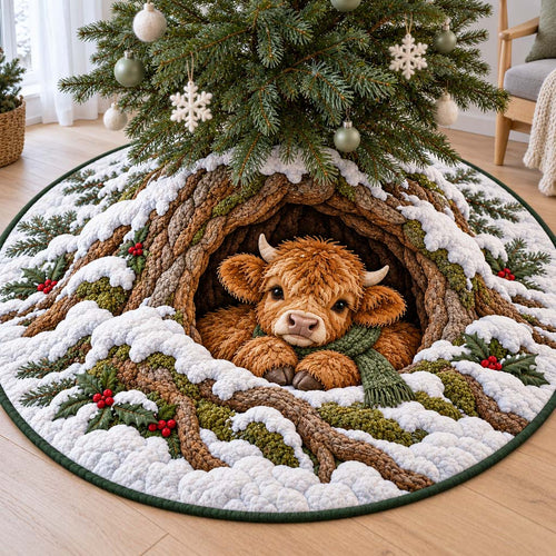 Tree Hollow Calf Quilted Tree Skirt SN0HH1106