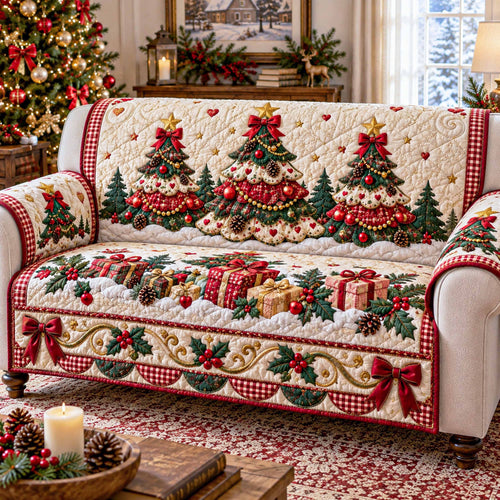 Tree Memories Quilted Sofa Cover SN0TD1260