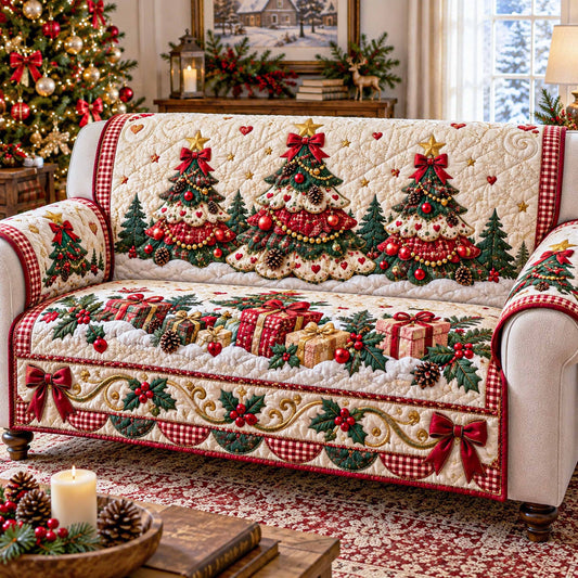 Tree Memories Quilted Sofa Cover SN0TD1260