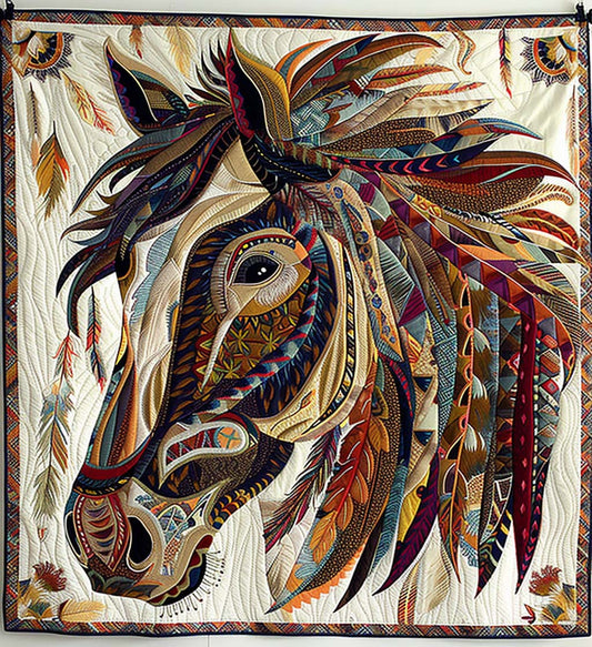 Tribal Gallop Quilted Blanket NCU0DK341