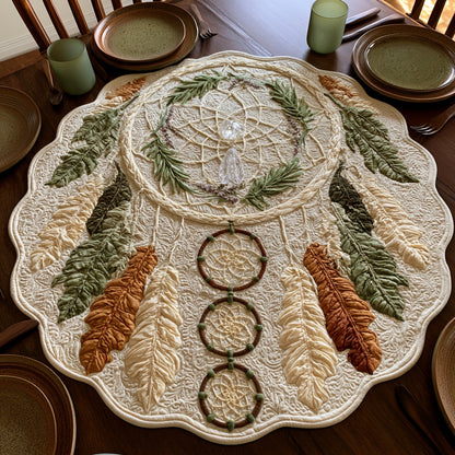Triple Catcher Custom Shape Quilted Table Topper NCU0LV237