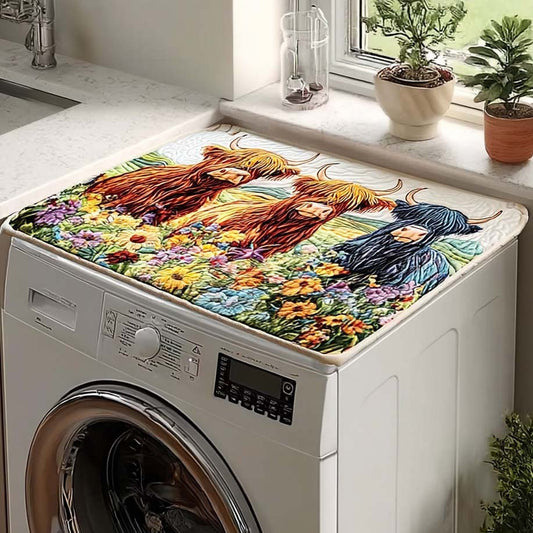 Triple Charm Quilted Washer and Dryer Cover NCU0PVL494