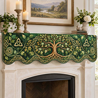 Triskele Celtic Tree Mantel Scarf SN0HH1042