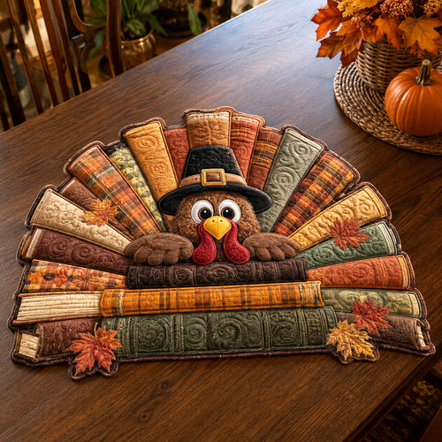Turkey Tales Custom Shape Quilted Placemat SN0TV047