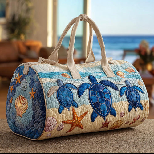 Turtle Journey Quilted Duffle Bag NCU0DK9809