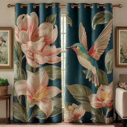 Twilight Garden Quilted Curtains NCU0DH769