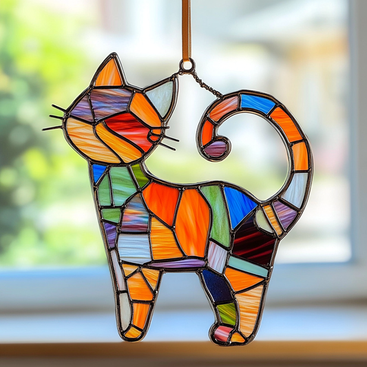 Twilight Kitty - Window Hanging Suncatcher NCU0PD076