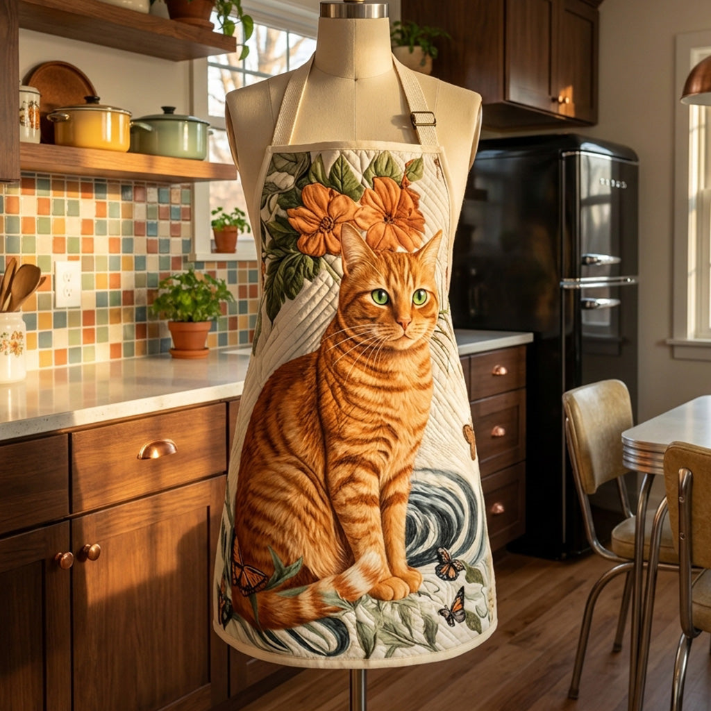 Twilight Tabby Quilted Apron SN0PT161