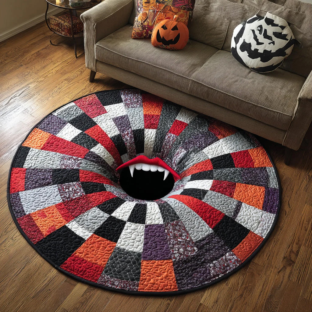 Vampire Lair Quilted Round Mat SN0DV460