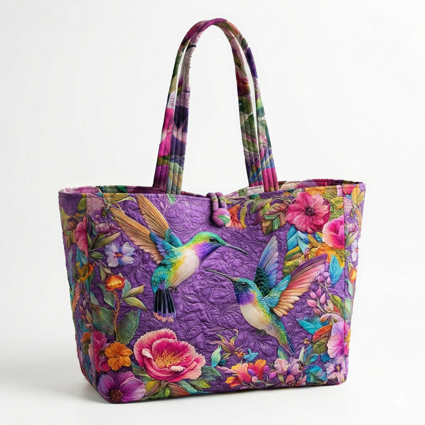 Velvet Wings Quilted Classic Tote Bag SN0NT017
