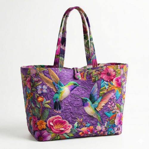 Velvet Wings Quilted Classic Tote Bag SN0NT017