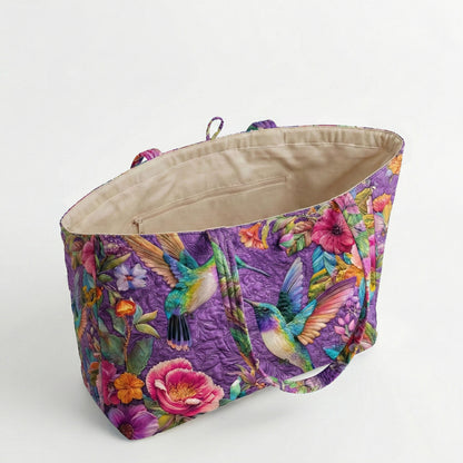Velvet Wings Quilted Classic Tote Bag SN0NT017
