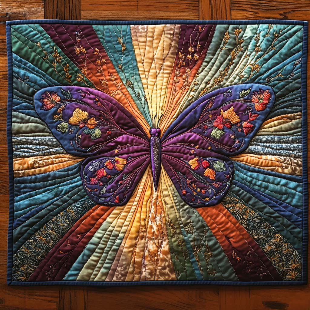 Velvet Wings Quilted Place Mat NCU0DV3234