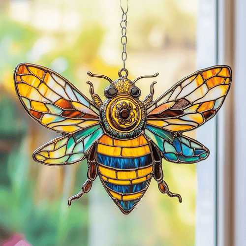 Vibrant Honeybee - Window Hanging Suncatcher NCU0TH031
