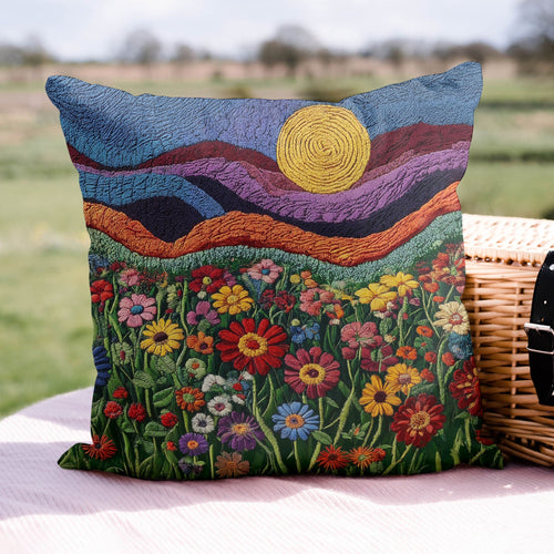 Vibrant Meadows Quilted Pillow Case NCU0PVL119