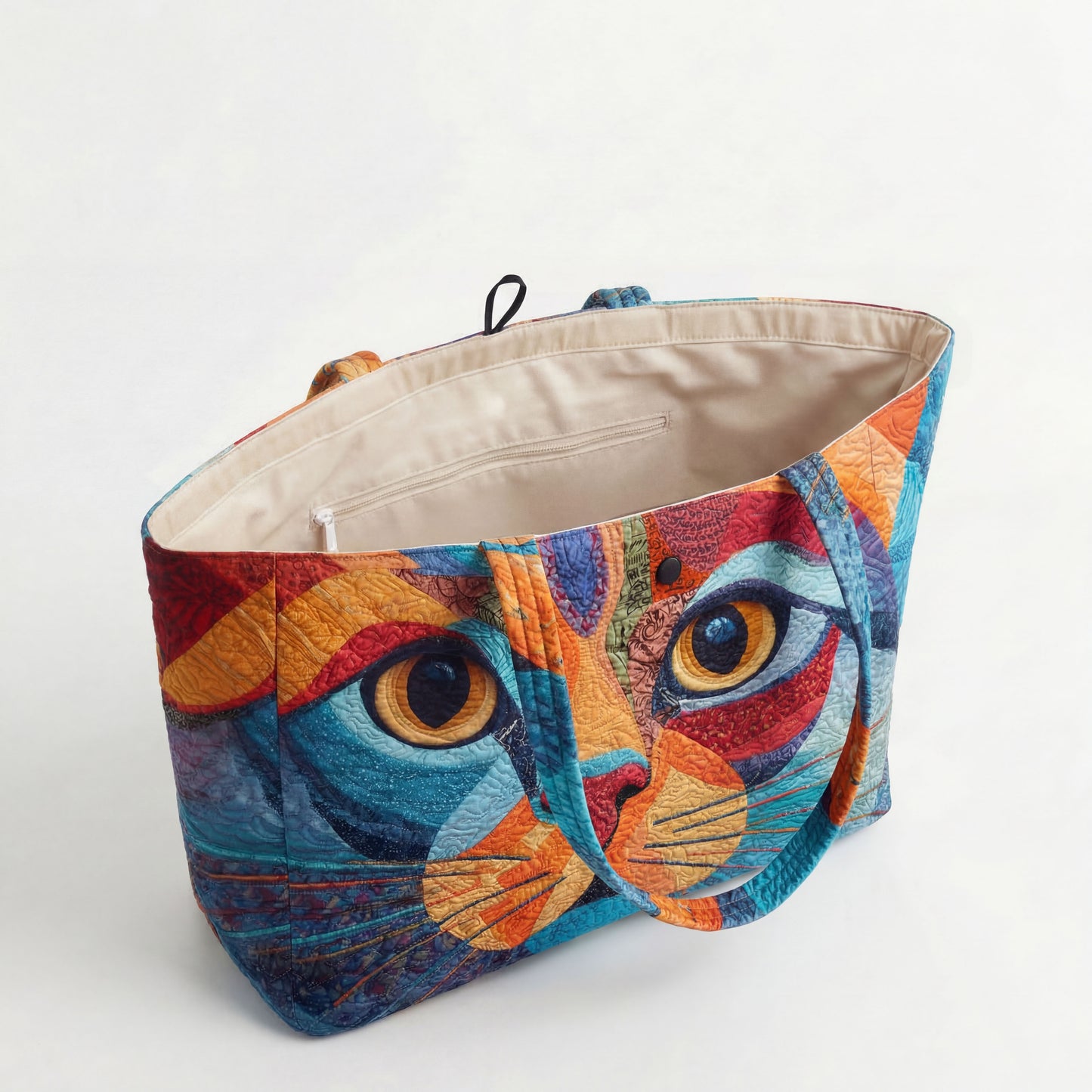 Vibrant Mosaic Masterpiece Quilted Classic Tote Bag SN0PT046