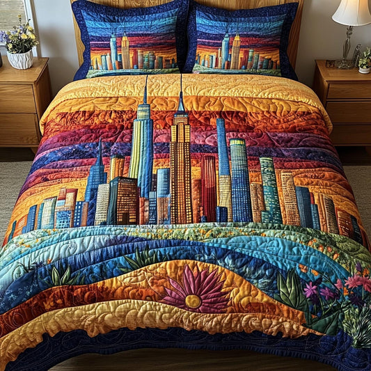 Vibrant New York Duvet Cover Set NCU0DV377