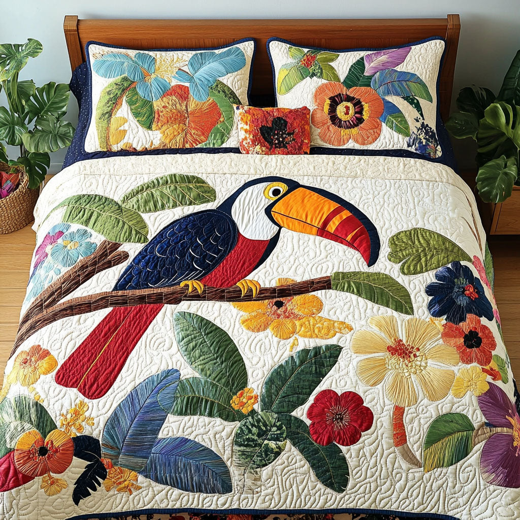 Vibrant Tropics Duvet Cover Set NCU0PTT303