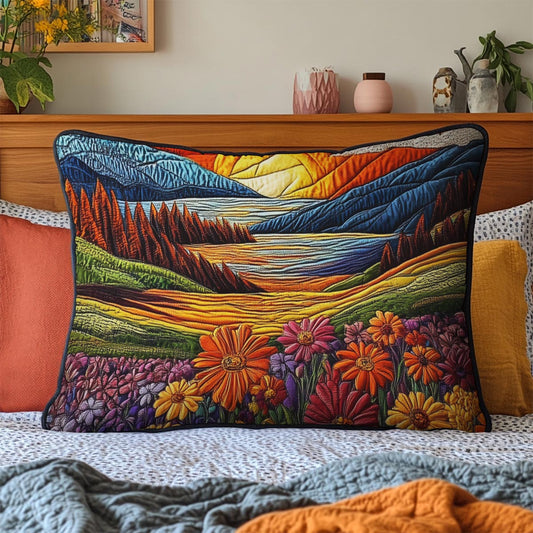 Vibrant View Quilted Bedding Pillow Case NCU0PVL128