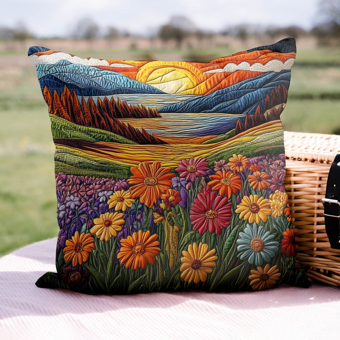 Vibrant View Quilted Pillow Case NCU0PVL128