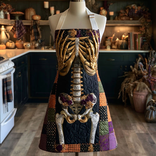 Vintage Bones Quilted Apron SN0PT237