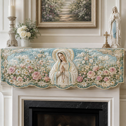Virgin Garden Quilted Mantel Scarf SN0TV251