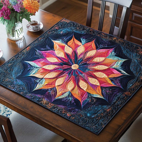 Vivid Whispers Quilted Table Topper NCU0DDK764