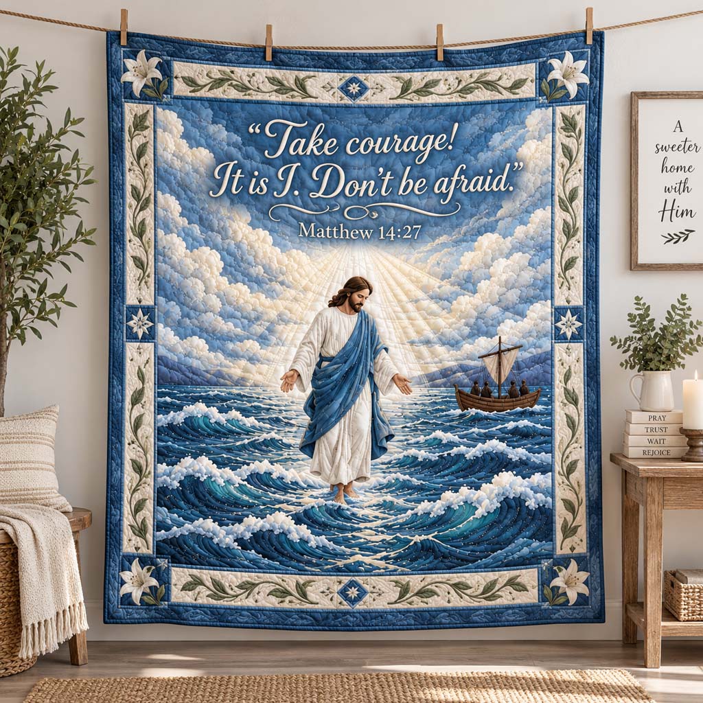 Walking Water Quilted Blanket SN0HH0869