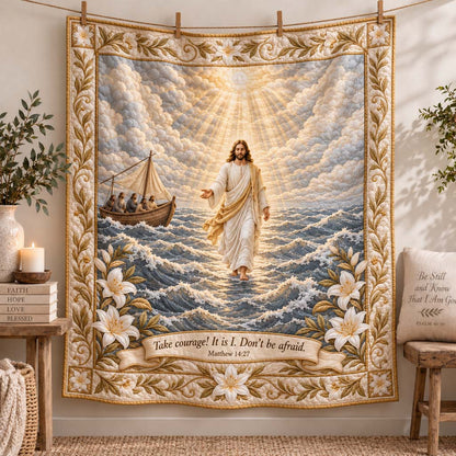 Walking Waves Quilted Blanket SN0HH0870