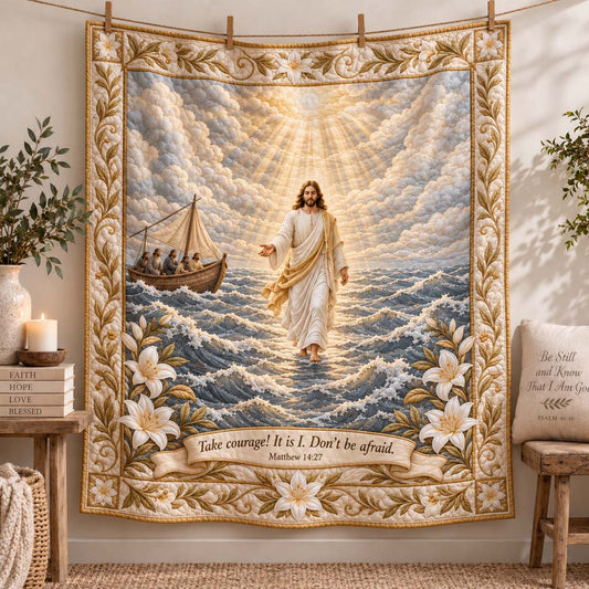 Walking Waves Quilted Blanket SN0HH0870