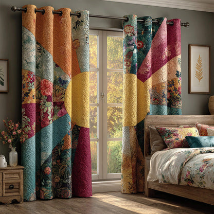 Warm Currents Quilted Curtains NCU0DH726