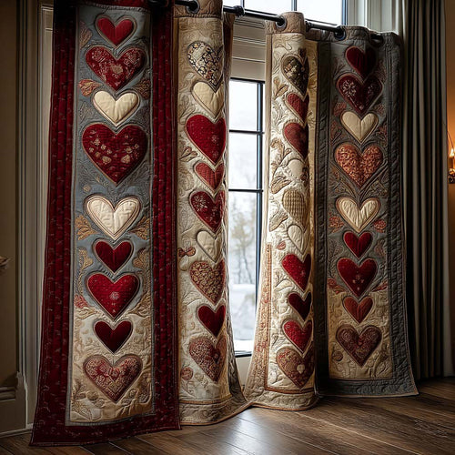 Warm Devotion Quilted Curtains NCU0QQ242