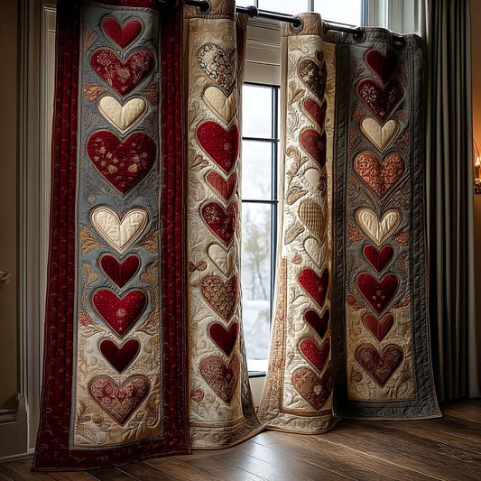 Warm Devotion Quilted Curtains NCU0QQ242