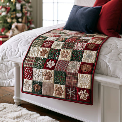 Warm Winter Wishes Quilted Bed Runner SN0PT369