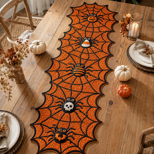 Webbed Feast Custom Shape Quilted Table Runner SN0TV017
