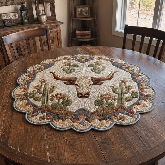 Western Soul Custom Shape Quilted Table Topper SN0PT821
