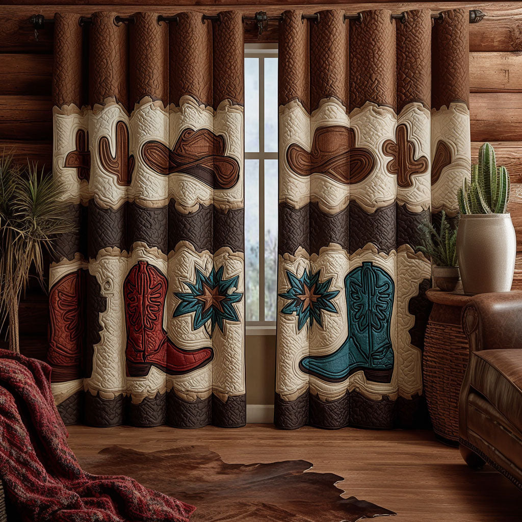 Western Spirit Quilted Curtains NCU0TP0111