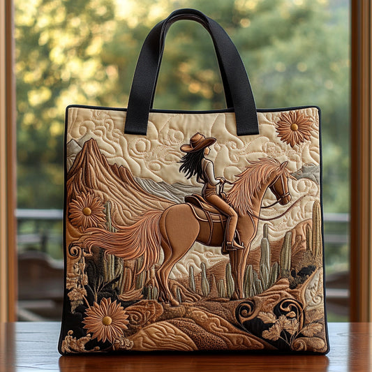 Western Whispers Quilted Tote Bag NCU0DV6775