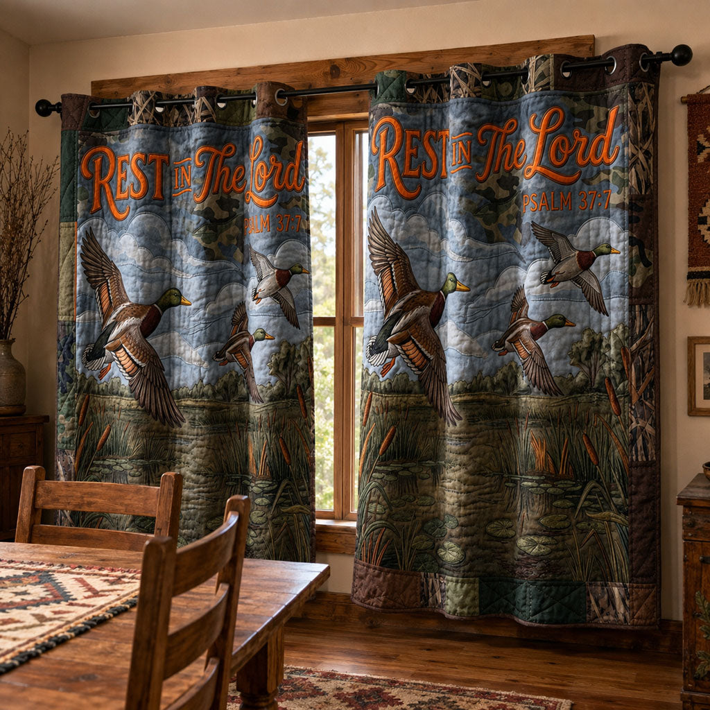 Wetland Wings of Worship Quilted Curtains SN0PT112