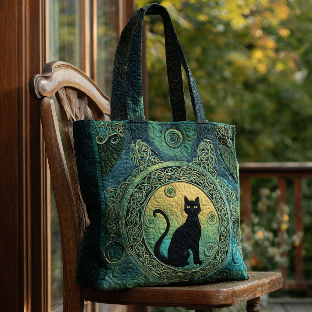 Whisker Whimsy World Quilted Tote Bag NCU0PTT1850