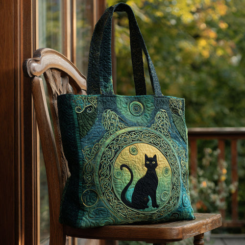 Whisker Whimsy World Quilted Tote Bag NCU0PTT1850