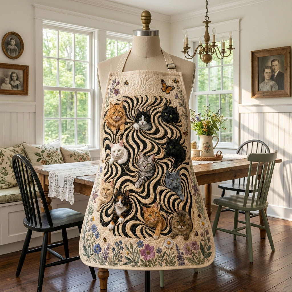 Whisker Wonderland Quilted Apron SN0PT183