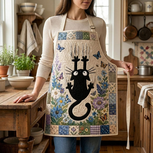 Whiskered Cottage Lane Quilted Apron SN0PT184