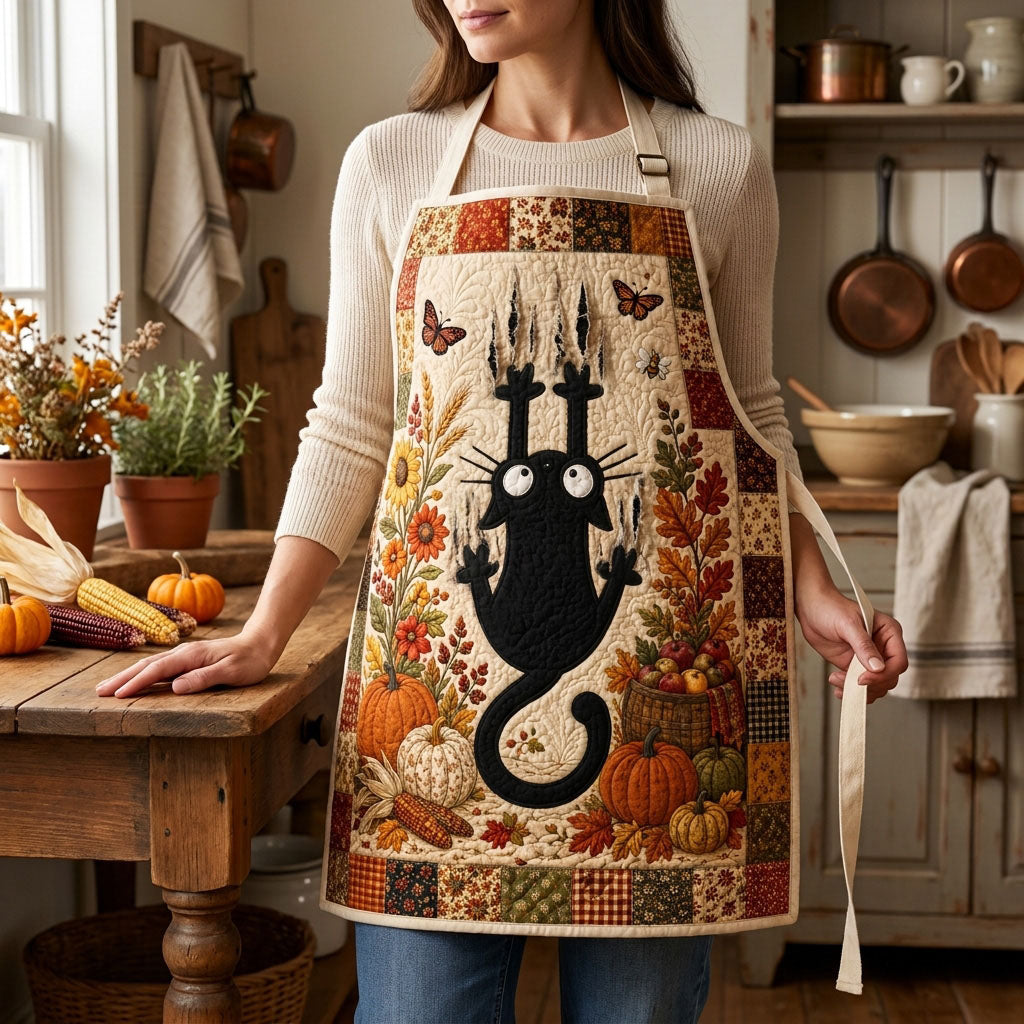 Whiskered Harvest Quilted Apron SN0PT185