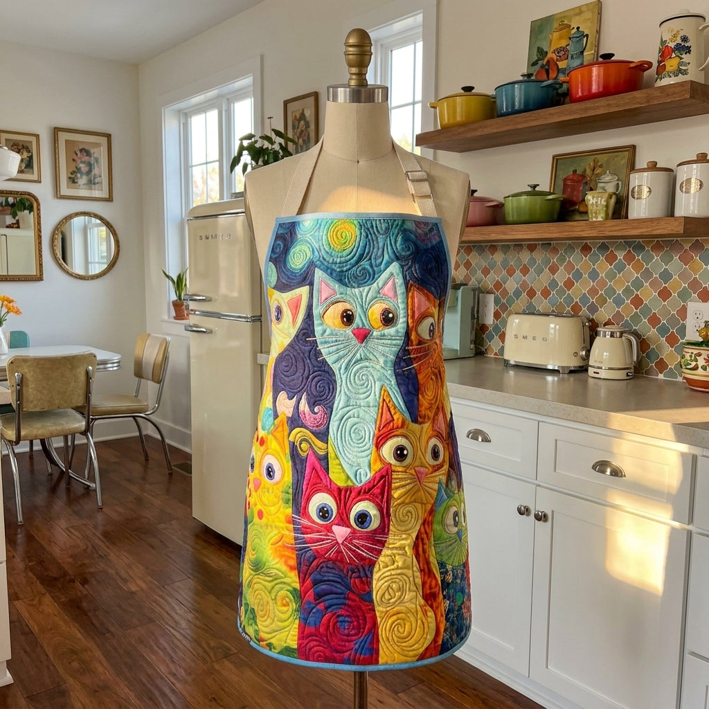 Whiskered Hearth Quilted Apron SN0PT162